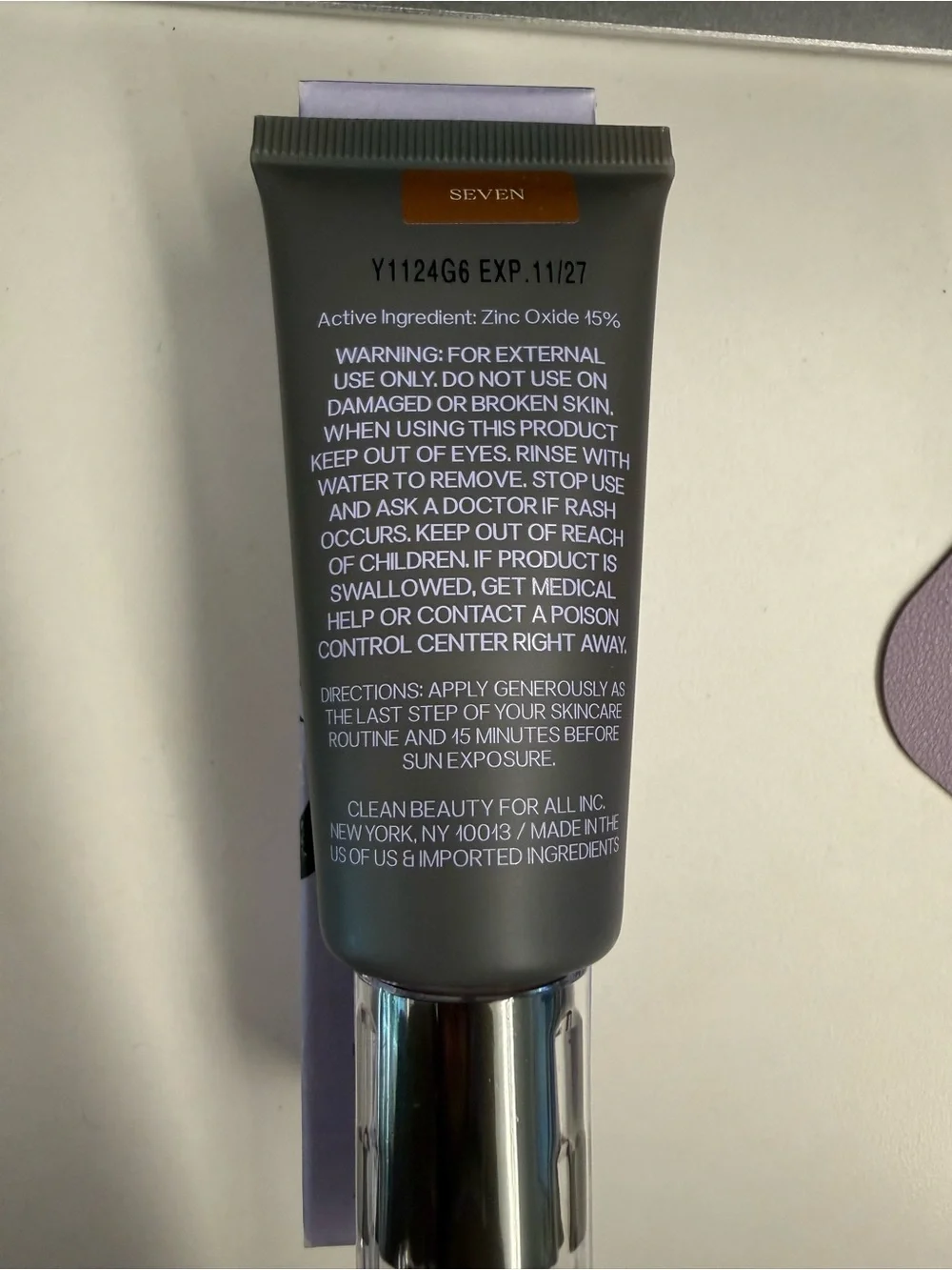BNIB- Saie Slip Tint Tinted Moisturizer - Color: Seven
